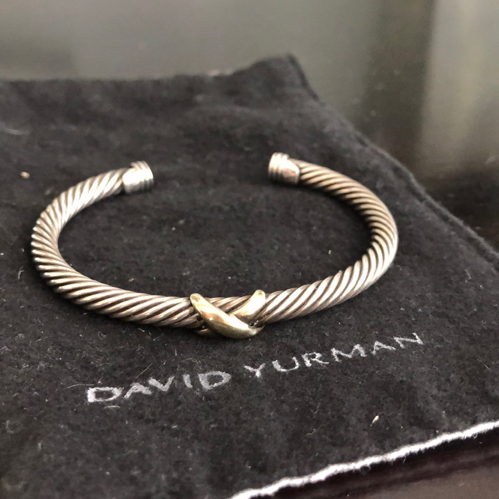 DY Sterling 5mm Cable X Cuff